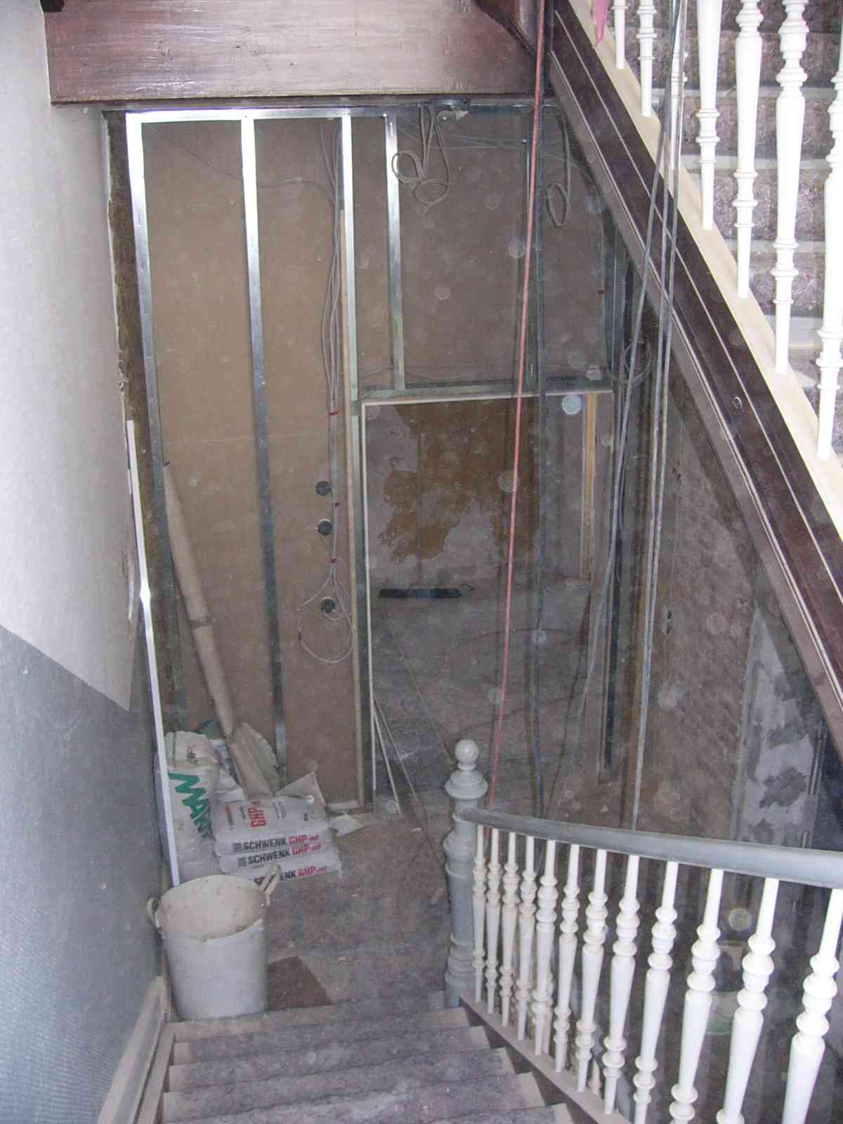 Umbau Treppenhaus 06 2009